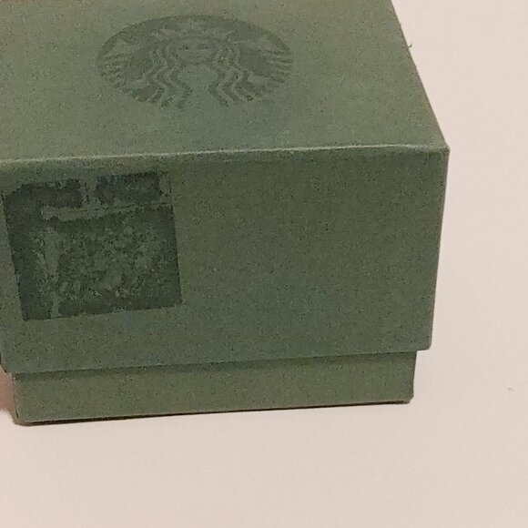 New in box 2016 Starbucks 3 oz Espresso Cup Mini Mug Christmas Red Gift Ornament - Picture 12 of 12
